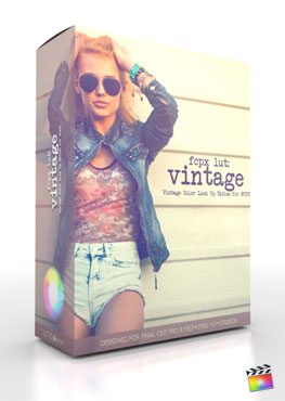 Final Cut Pro X Plugin FCPX LUT Vintage from Pixel Film Studios
