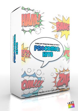Final Cut Pro X Plugin ProComic Hits from Pixel Film Studios