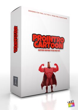 Final Cut Pro X Plugin ProIntro Cartoon from Pixel Film Studios