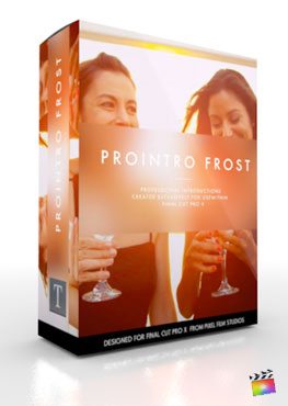 Final Cut Pro X Plugin ProIntro Frost from Pixel Film Studios
