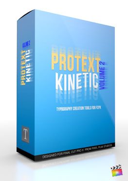 Final Cut Pro X Plugin ProText Kinetic Volume 2 from Pixel Film Studios