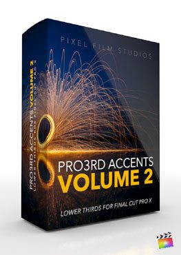 Final Cut Pro X Plugin Pro3rd Accents Volume 2 from Pixel Film Studios