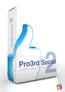 Final Cut Pro X Plugin Pro3rd Social Volume 2 from Pixel Film Studios