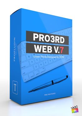 Final Cut Pro X Plugin Pro3rd Web Volume 7 from Pixel Film Studios