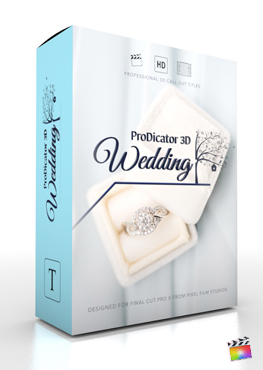 Final Cut Pro X Plugin ProDicator 3D Wedding from Pixel Film Studios
