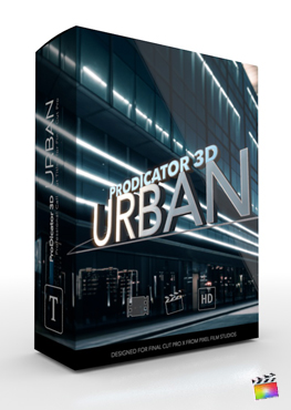 Final Cut Pro X Plugin ProDicator 3D Urban
