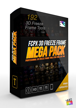 Final Cut Pro X Plugin FCPX 3D Freeze Frame Mega Pack from Pixel Film Studios